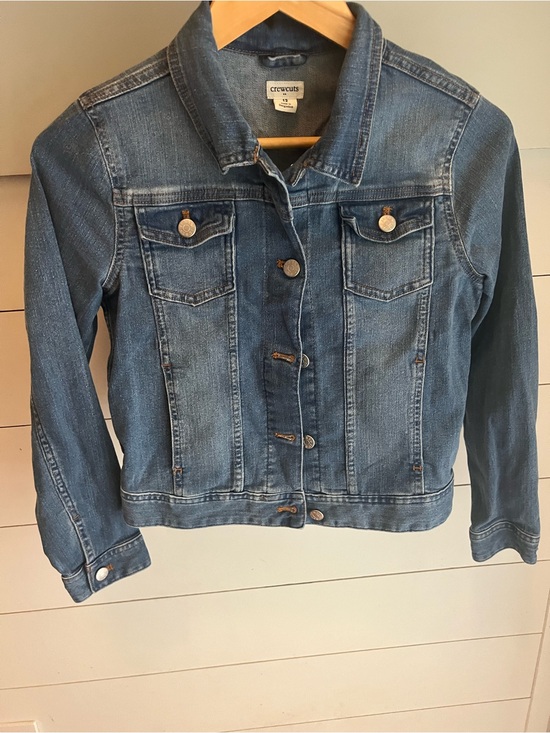 Crewcuts Other - Crewcuts J.Crew Girls Classic Blue Denim Jacket Size 12